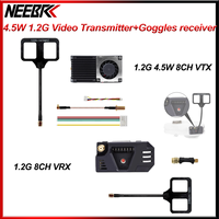HGLRC ZEUS 1.2G 4.5W 8CH VTX/VRX Goggles Receiver /Video Transmitter with Antenna for Long Range FPV Racing Drone RC Model Plane