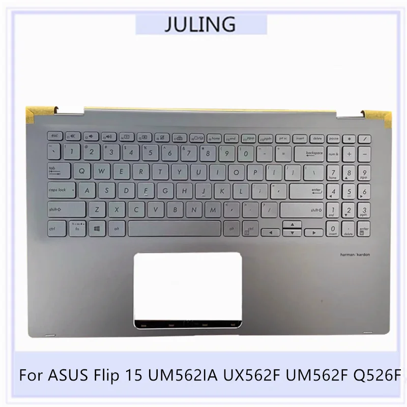 

Для ASUS Flip 15 UM562IA UX562F UM562F Q526F ноутбук подставка верхняя чехол клавиатура ободок с клавиатурой на американском языке