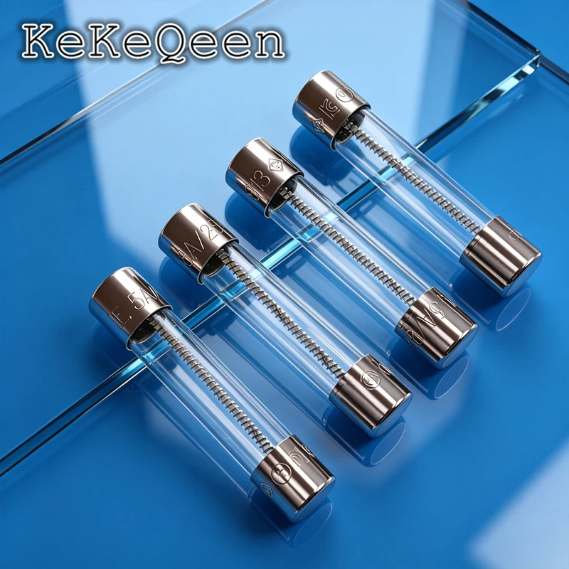 10PCS 0313005.MXP 6*32MM T5A Slow Blow Glass Fuses Insurance Tube 6*32 5A 313 FUSE 6x32mm New and Original