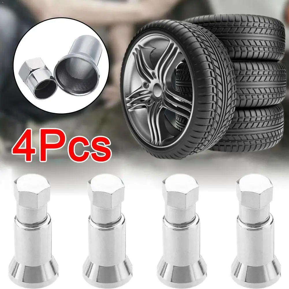 

TR414AC Valve Cap Car Truck Wheel Tire Valve Stem Hex Cover Set with Sleeve Covers Valve Caps Auto Tire Accessories