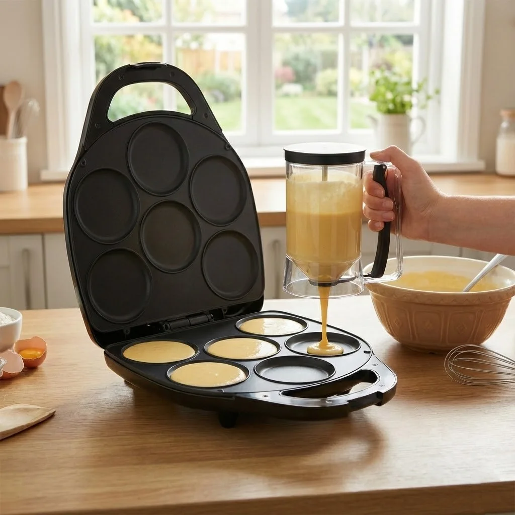 

Электрическая мини-вафельница для завтрака, съемная, моющаяся, для дома и отелей, для приготовления вафель, блинов, маффинов, сэндвичей