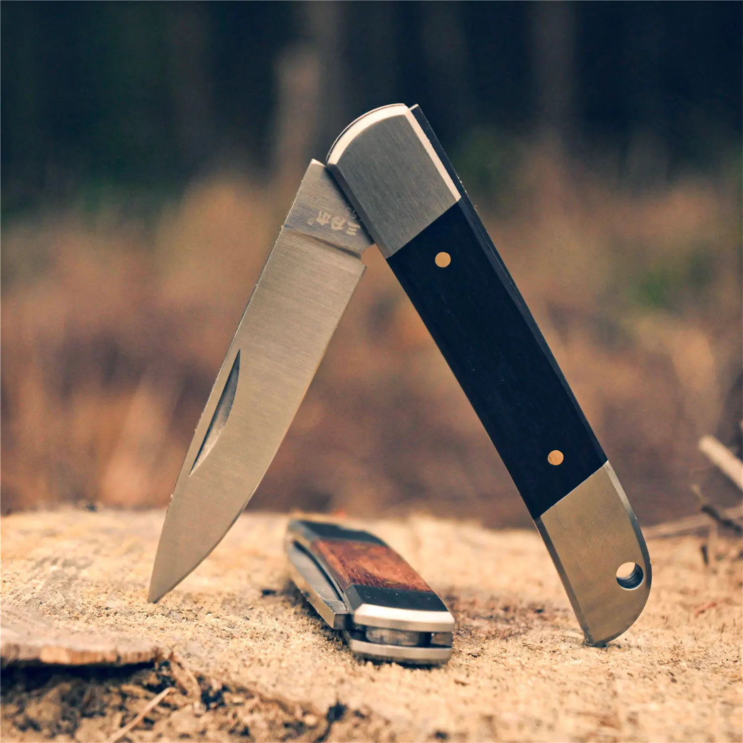 SANRENMU 7065 All Steel Lockless Outdoor Folding Knife Daily Cutting Fruit Unpacking Camping Hunting Fishing Edc Pocket Knives