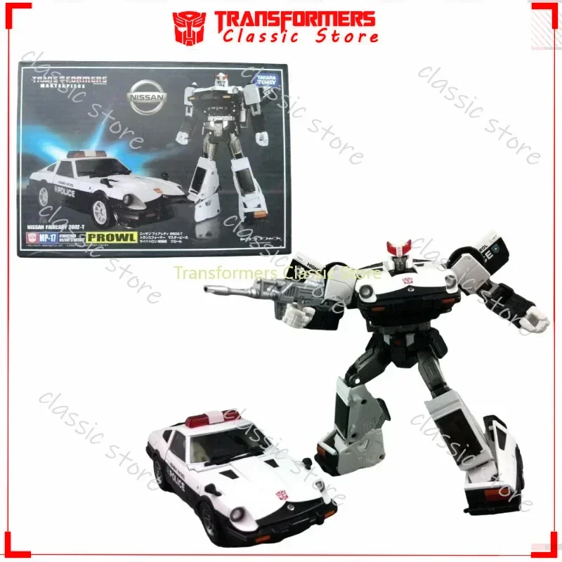 Em estoque clássico transformadores brinquedos obra-prima série mp17 MP-17 prowl ko edição cybertron autobots figuras de ação colecionáveis