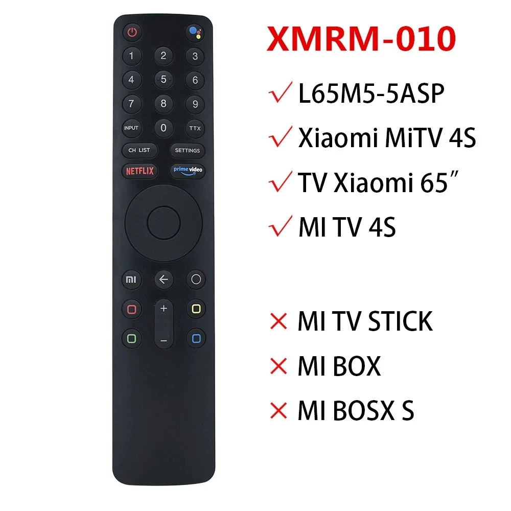 XMRM-010 dla Bluetooth z pilotem pasuje do Xiaomi MI TV 4S Android Smart TV L32M5-5ASP L43M5-5ASP L55M5-5ASP L65M5-5ASP — zdjęcie produktu 4