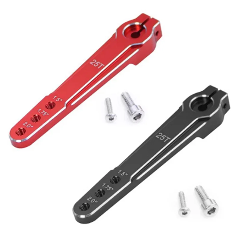 

A45F-Aluminum Rocker Arm 25T Aircraft Model Remote Control Aircraft Servo Arm 1.5 1.75 2 Inch Extended Servo Arm