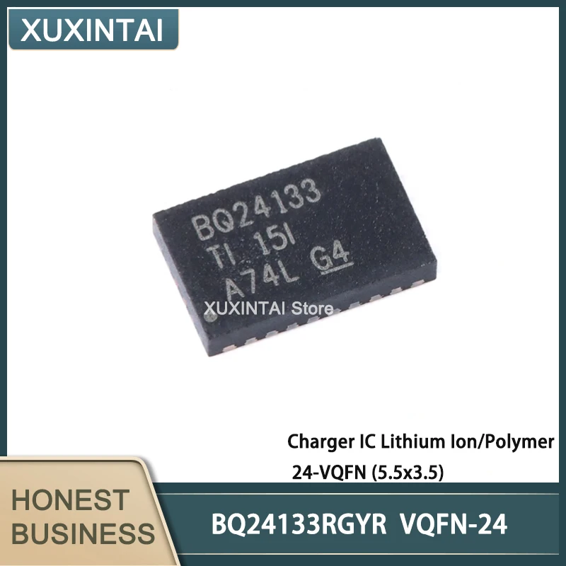 20Pcs/Lot  New Original  BQ24133RGYR  BQ24133  Charger IC Lithium Ion/Polymer 24-VQFN (5.5x3.5)