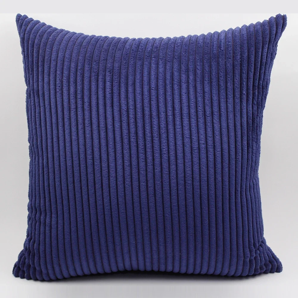 Striped Corduroy Sofa Cushion Cover 40x40cm /45x45cm /50x50cm /60x60cm /65x65cm /70x70cm Throw Pillowcase Decorative Pillowcase