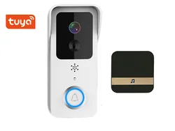 2MP 1080P 2.4G&5G Dual Band WIFI IP Doorbell Tuya Power Battery Video Door Phone With Chime