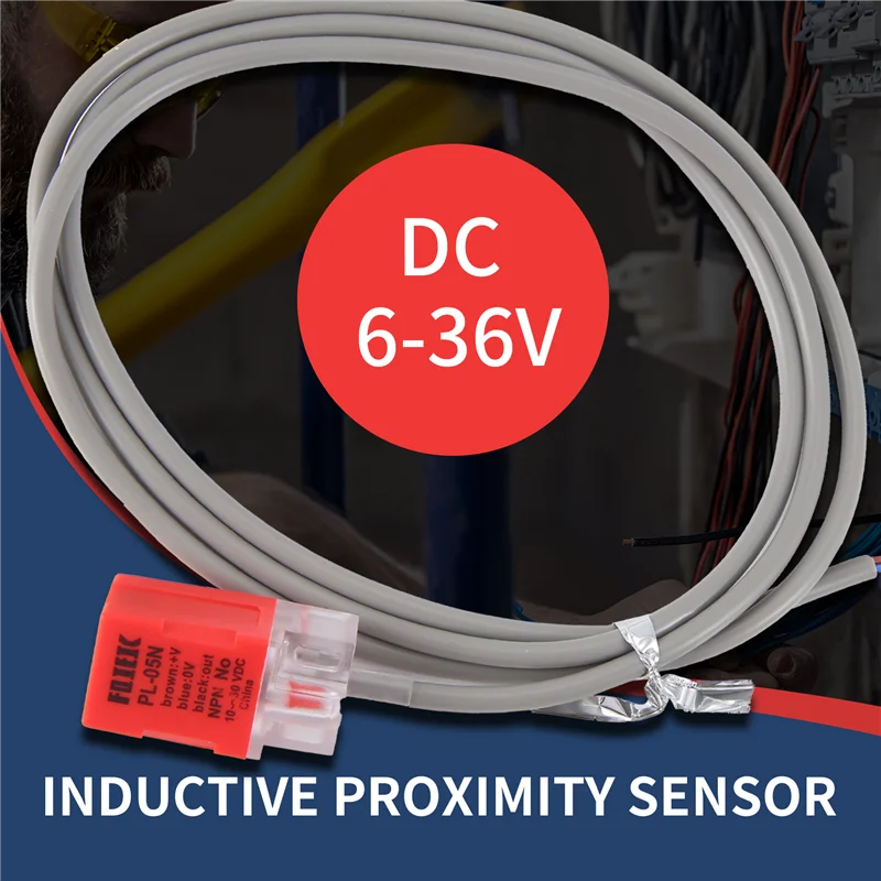 PL-05N/P DC 10-30V NPN NO 5Mm Square Inductive Proximity Sensor Switch 3 Wire P With Screws