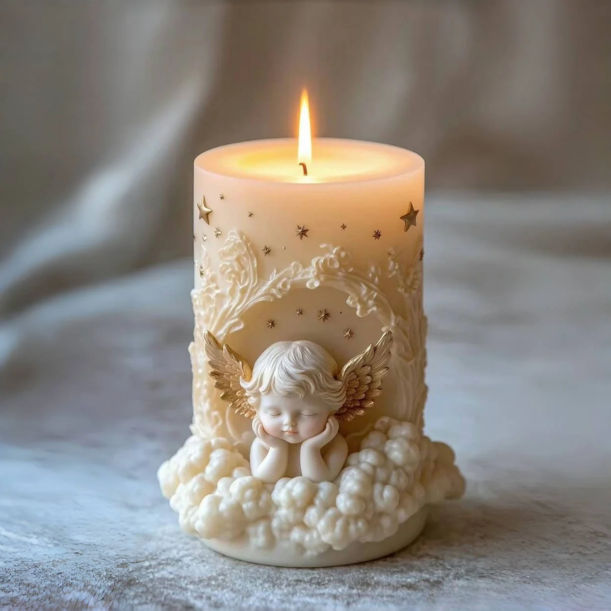 

Формы для свечей серии Cute Little Angel, тонкий дизайн, идеально подходят для украшения дома, реалистичные детали, подходят для свечей, штукатурки, мыла ручной работы