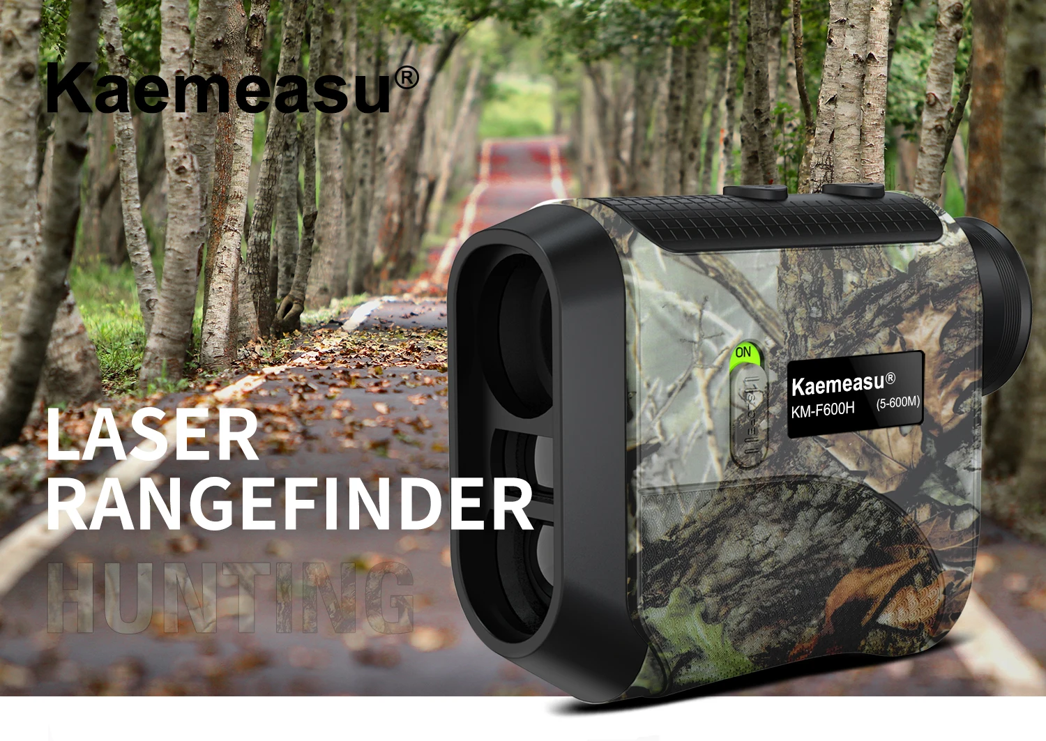 unique KM-F Affordable Golf Rangefinder with Slope and Pin Seeking Lightweight Laser Distance Measuring Tool