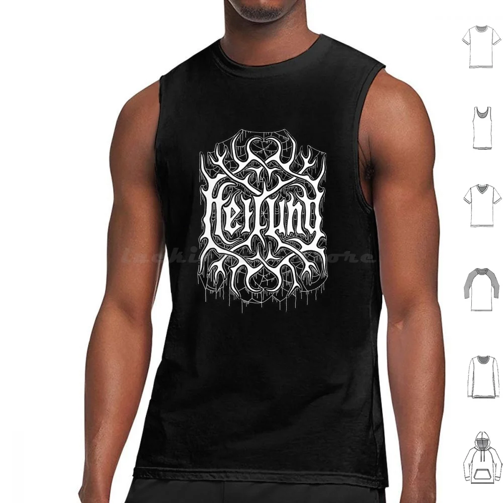 

White Logo Tank Tops Vest Sleeveless Heilung Heilung Band Heilung Music Heilung Art Heilung Artwork Heilung Logo Music Viking