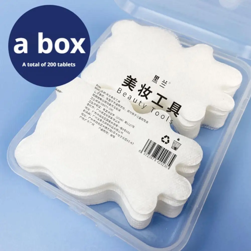 1bag Multi Functional Cotton Pad Wet Cotton Special Thin Remover Mask Stretchable Paper Makeup Facial Cotton Soft Toner S3R3