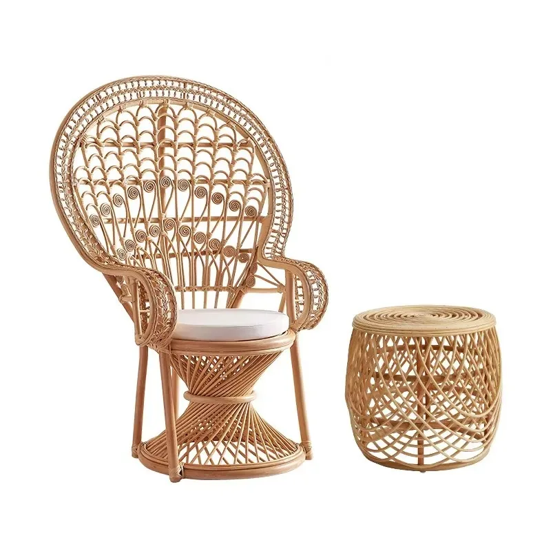 Modern design rattan armchairs and sofa chairs popular wedding rentals banquet schools made of resin and computer materials