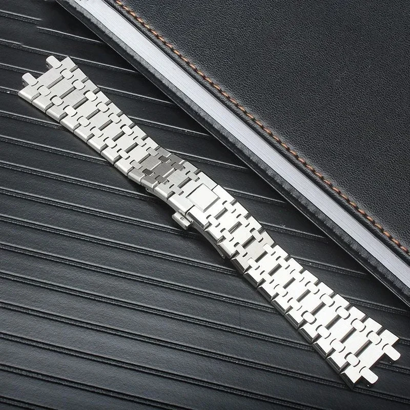 Solid Stainless Steel Watch Band For Audemars Piguet AP ROYAL OAK 15400/26331/15500 Men Bracelet Accessories wristband 26mm