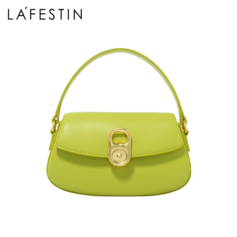 LA FESTIN Original Handbag for Women New Spring and Summer Fashion One-shoulder Niche Crossbody Chain Top Handle Saddle Bag