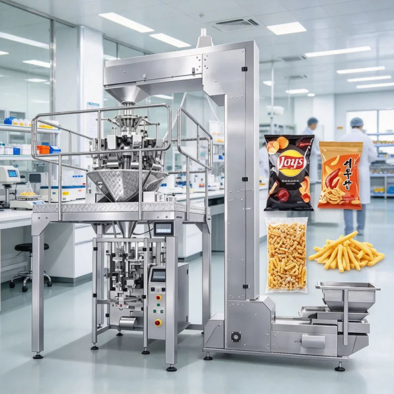 Vertical Granule Packaging Machine Automatic Multi function Packing Device for Vegetables Herb and Botany Seed