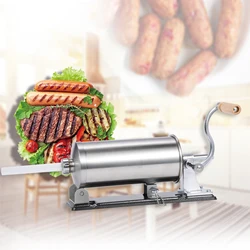 Manual Sausage Filling Machine Filler Salami Make Home Sausage Stuffer Machine Homemade Sausage Tools Kitchen Supplies