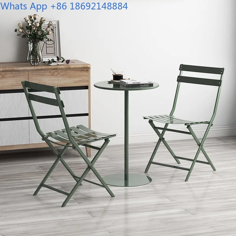 Minimalist Dining Table Milk Tea Shop Bar Small Round Table Meeting Negotiation Reception Table