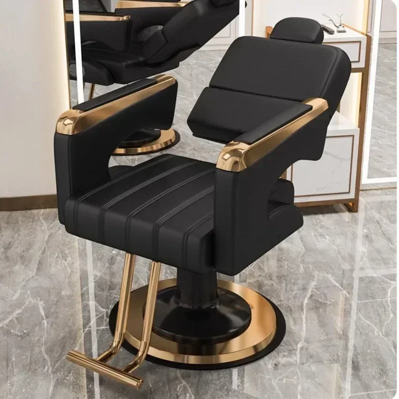 

Luxury Beauty Barber Chair Designed Salon Reclinable Portable Barber Chair Cadeira De Barbeiro Profissional Wheels Chair