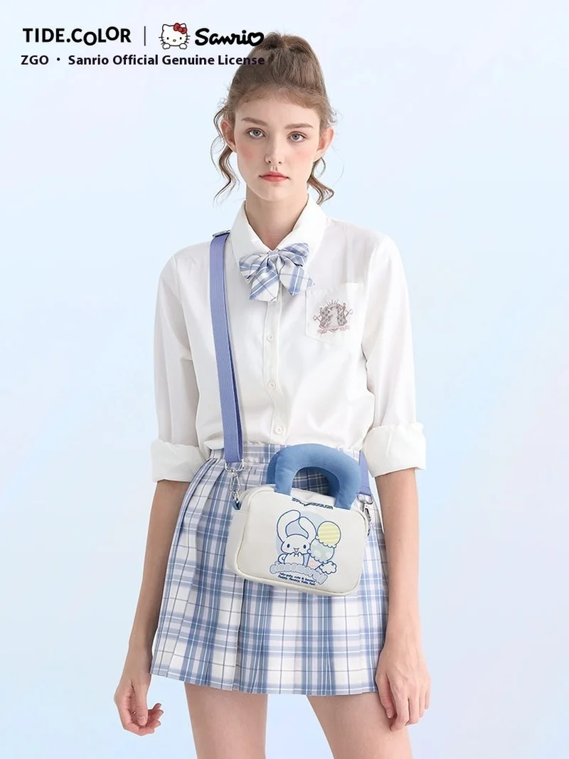 Sanrio Co Branded Handbag, Jade Gui Dog Girl, Handheld Small Bag, Cute Spring Outing, Crossbody Big Ear Dogu Co Branded Handba