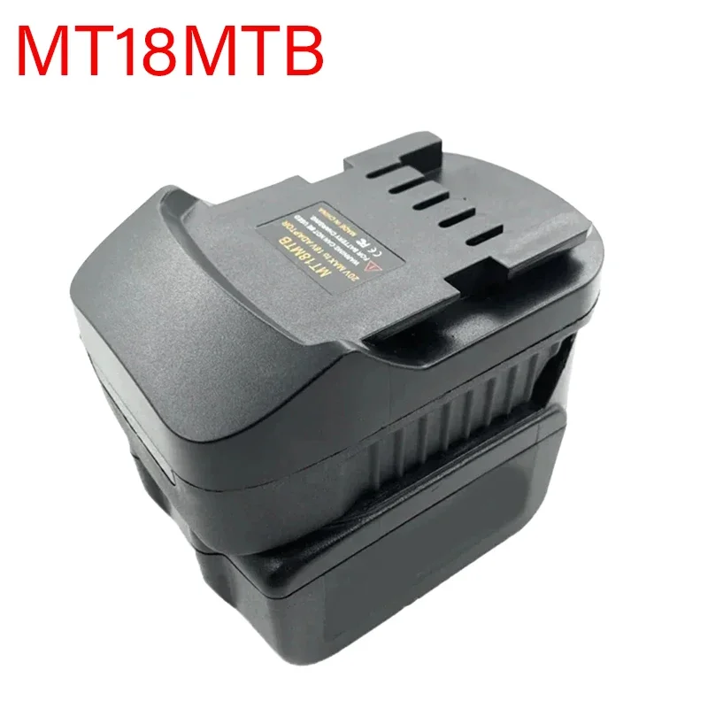 For Makita 18V Li-ion Battery Converted MT18MTB Adapter To for Metabo 18V Power Tools Use Replacement Adapter for Metabo Battery