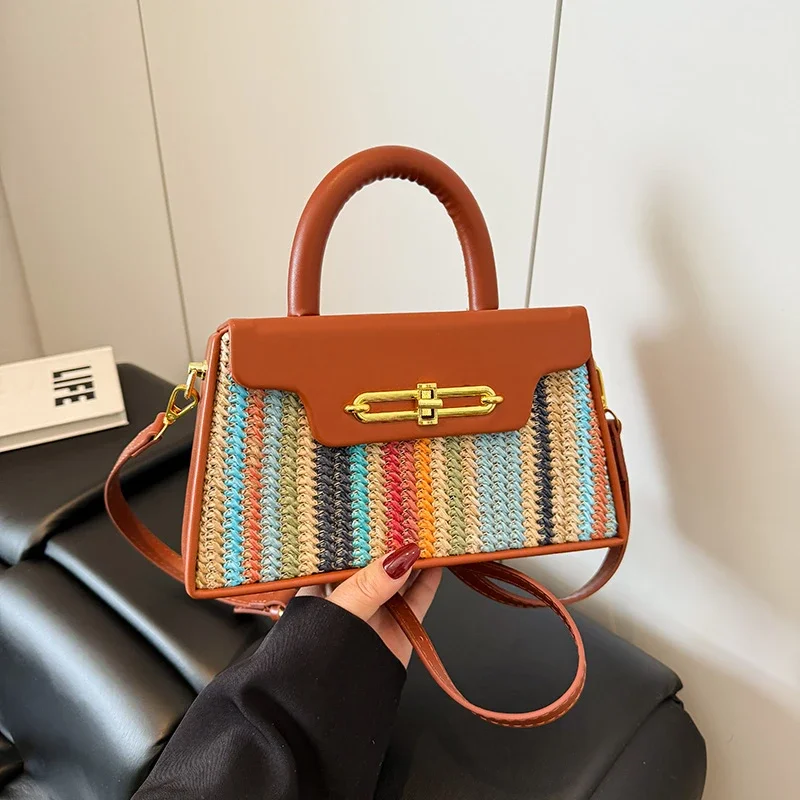 

Minimalist Casual Clutch Convertible To Shoulder Bag With Large Capacity And Chic Styling Designed As A Women's Diaper Bag