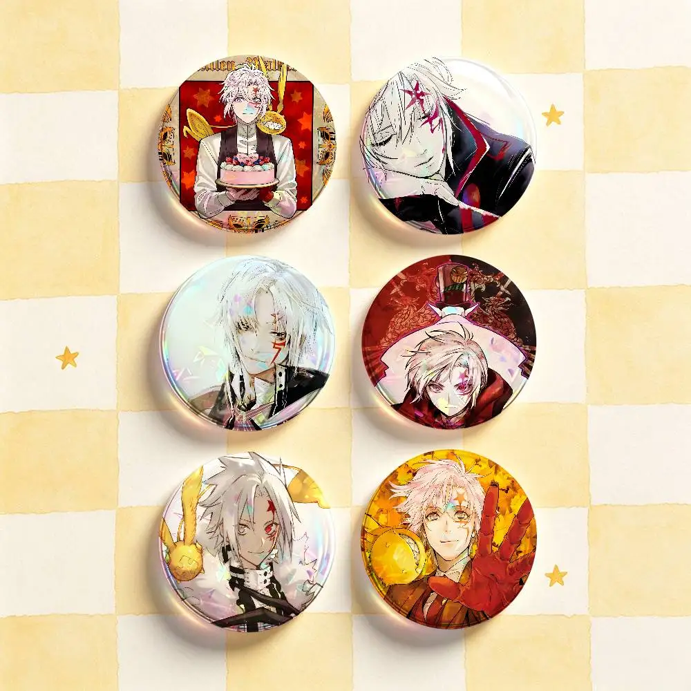 D Gray Man A-Allen Walker Custom Badges 75mm 44mm 25mm 32mm 58mm Hat Backpack Accessories Toys Collect Gifts Large