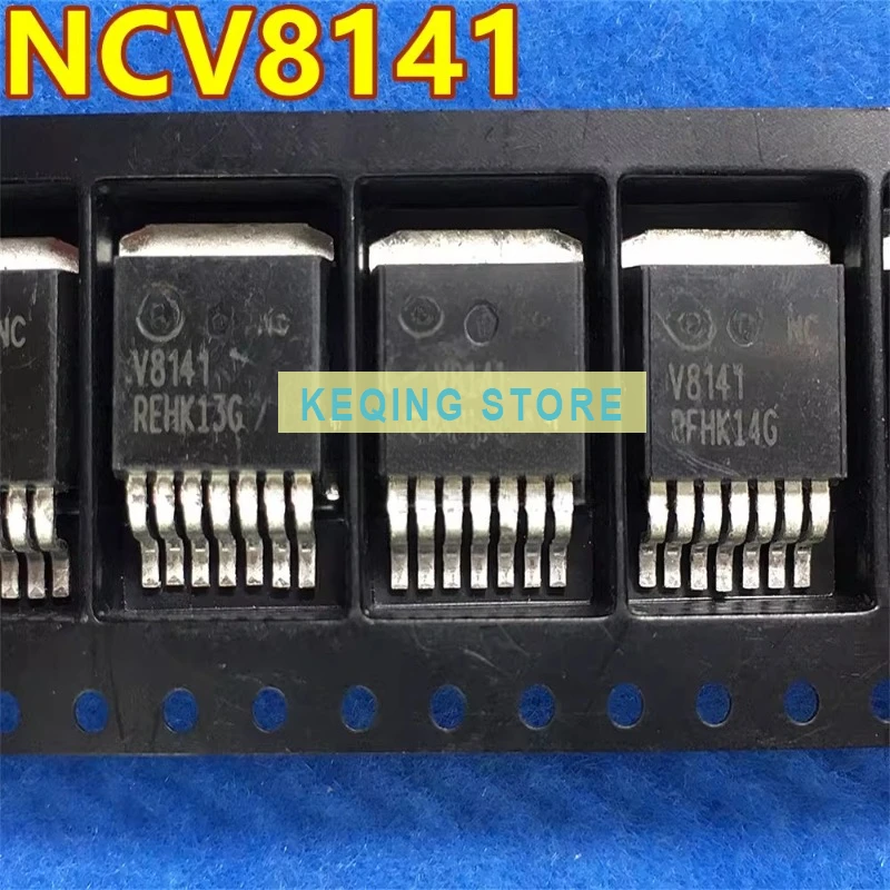 10PCS Used+Not NEW+Send after Measure Original original code NCV8141 TO263-7 automotive computer board, linear regulator chip