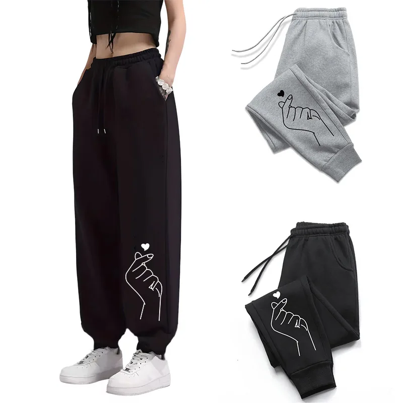 

2025 New Fashion Women's Casual Sports Jogger Pants High Quality Ladies Urban Streetwear Sweatpants Gym Fitness Soft Trousers