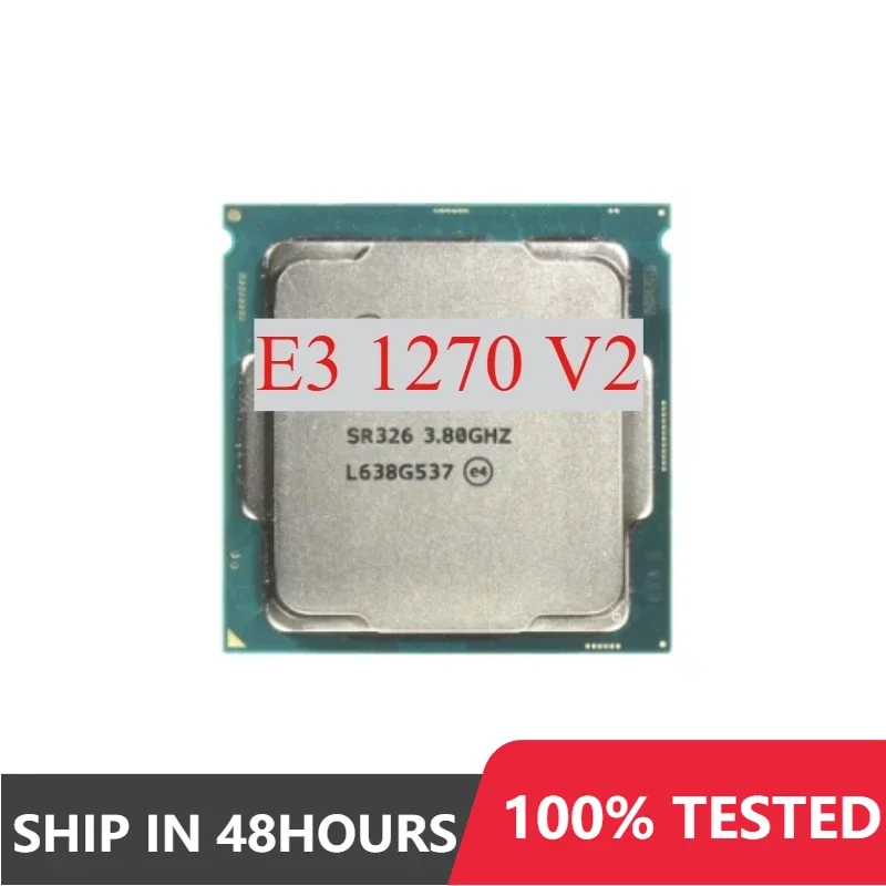 1pcs/lot perfect test E3-1270V2 E3 1270 V2 E3 1270V2 3.5GHz Quad Core CPU Processor SR0P6 LGA 1155