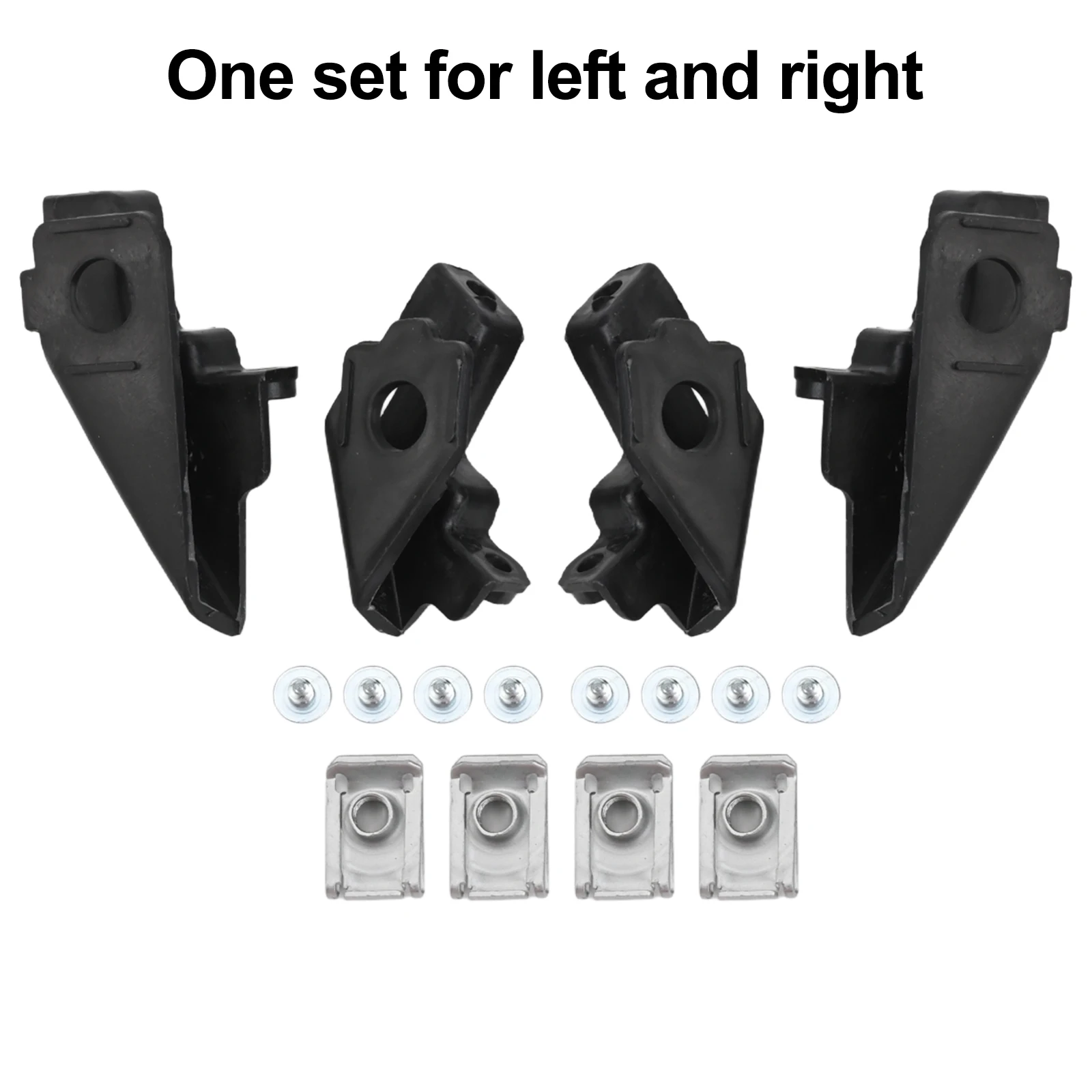 For Polo Headlight Bracket Clip Repair Set for Model Years 2009 2017 Complete with Installation Hardware Replacement Parts