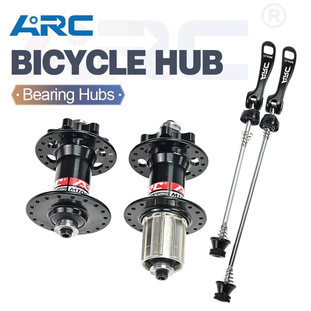 ARC 32 36 Hole MTB Hub 9x100 10x135 Bicycle Hub With Quick Release Disc Mountain Bike Hub CR-MO Steel Freehub K7 8 9 10 11 Speed