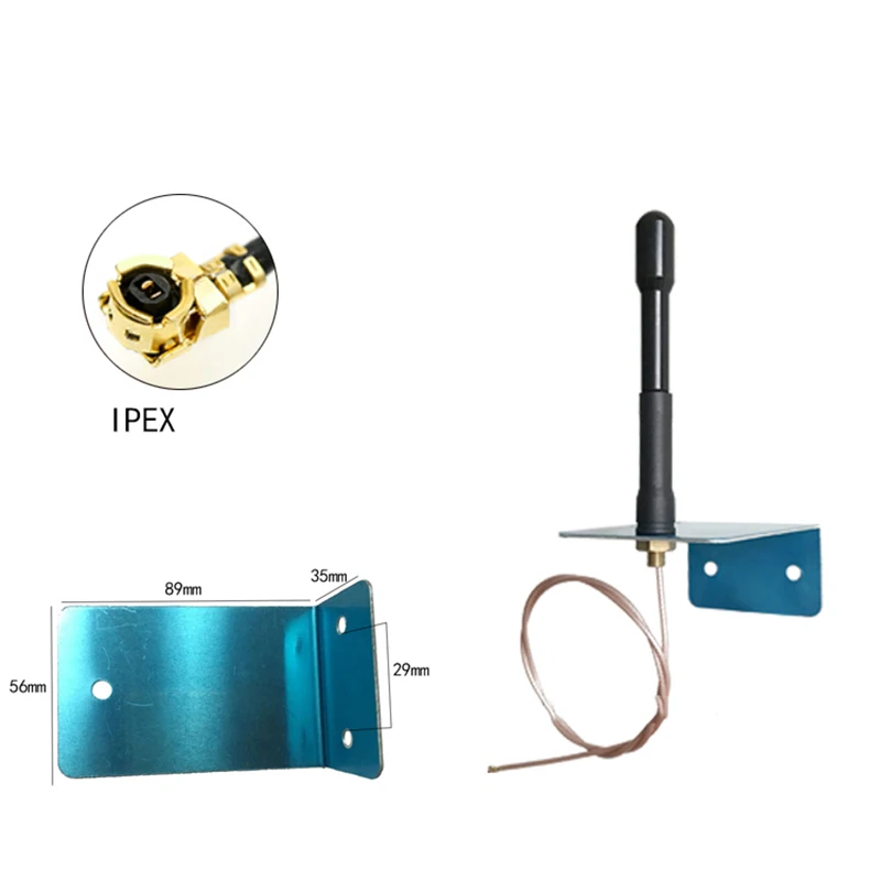 GSM 2.4G 3G 4G 433M 470MHZ 캐비닛 안테나 스탠드 IPEX 커넥터 높은 이득 35dbi 디지털 전송 DTU 모듈 안테나