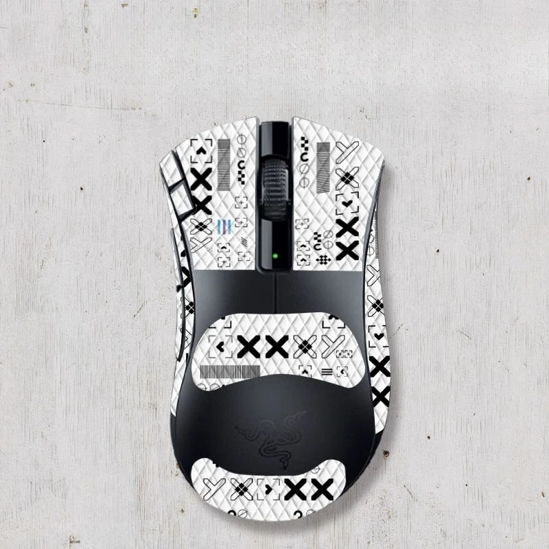Mouse Grip tape for Razer DeathAdder V2 X - Anti-Slip Sweatproof Mouse Skins Perfect Fit & No-Residue Stickers for Comfortable