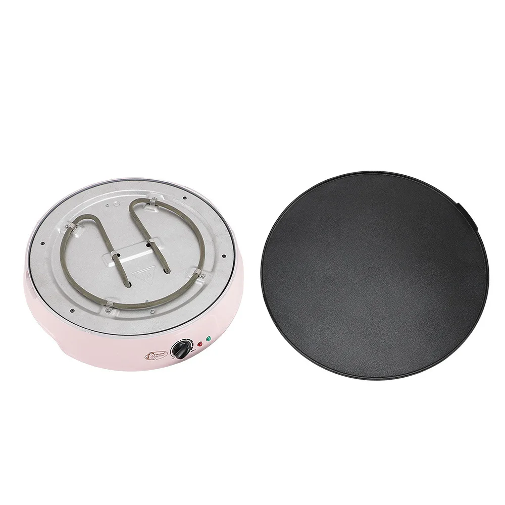 110V Electric Crepe Pan Pancake Griddle Spring Roll Maker Reversible Plate for Steak Egg Frying view 3