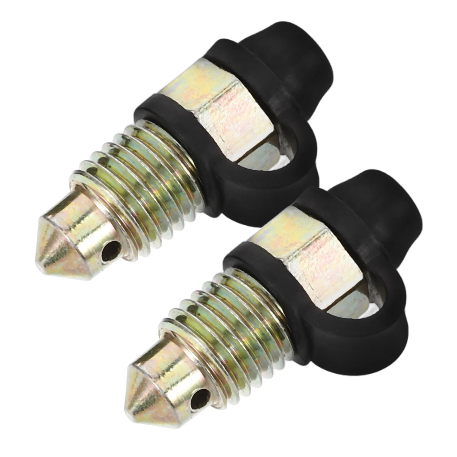 

2pcs Motorcycle Screws With Automotive System Accessories Car Bleeder Screw Durable Small Size Grease Fitting Caps For Cars