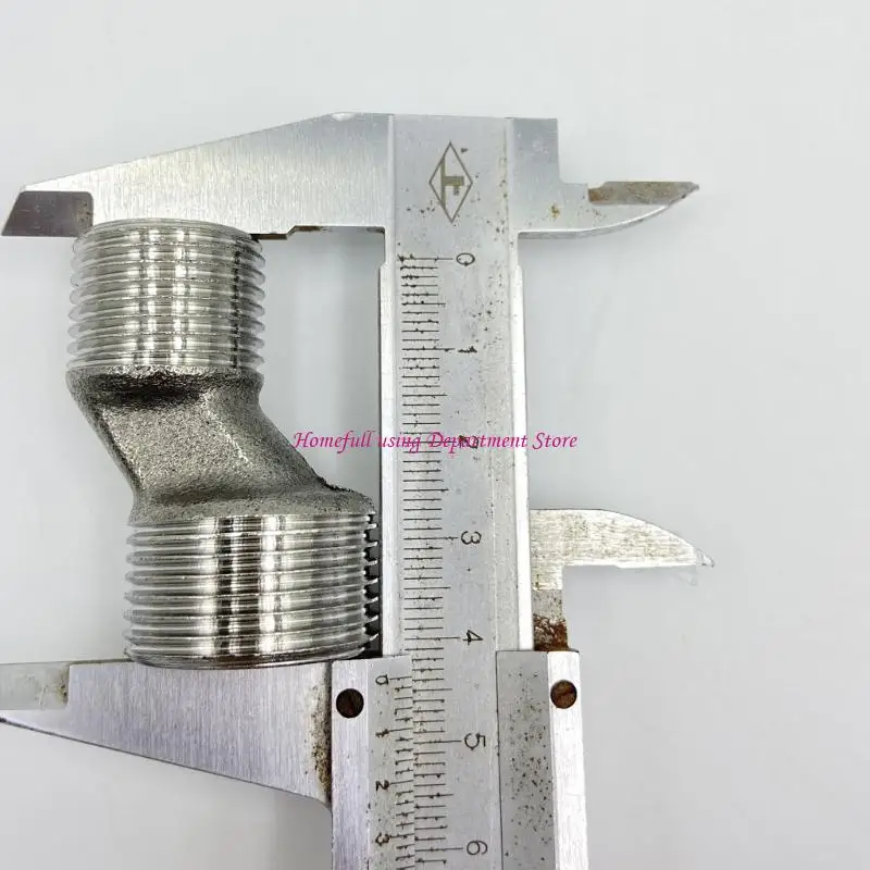 

Pack of 2 Steel Connection Adapters Steel Eccentric Connection Pieces Wall Faucet Connectors Simple Installation