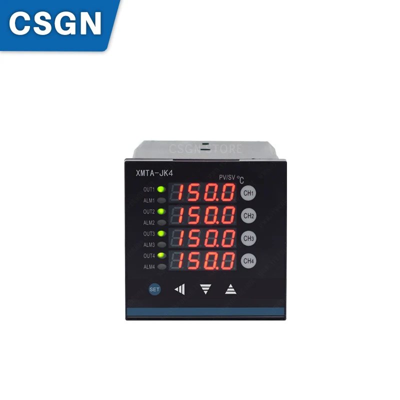 Imagem -06 - Canais Pid Controlador de Temperatura 220v 96 mm Ssr Relé Saída Pid Controlador Xmta-jk4 408 418g