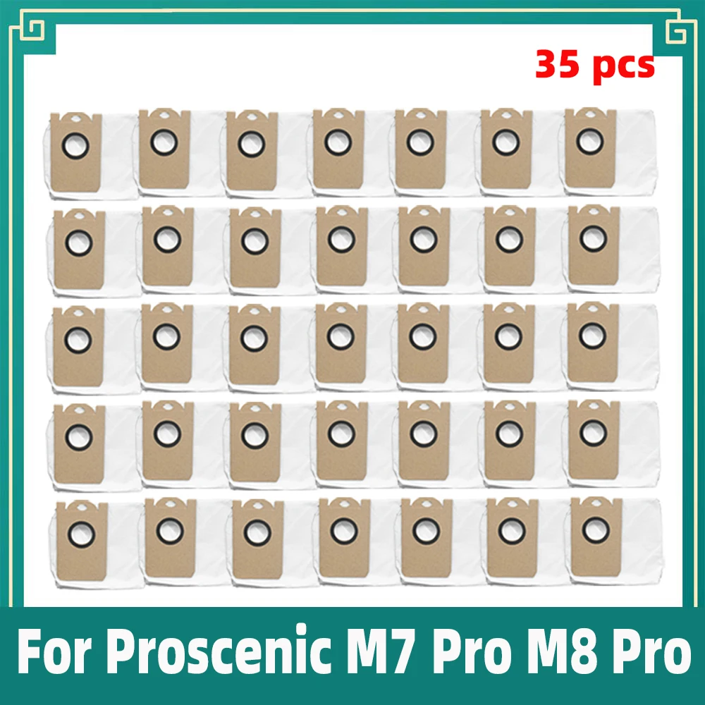 Dla Proscenic M7 Pro M8 Pro odkurzacz Robot woreczek pyłowy akcesoria zamienne zestaw części zamienne