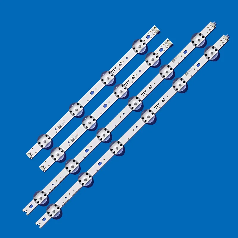 شريط إضاءة خلفية ليد للتلفزيون ، 10 مصابيح لـ 43 بوصة V17 art3 ، 43uj6525 ، 43uj6565 ، 43lj614v ، 43lv340c ، 43uj670v ، 43uj622v ، 43uj