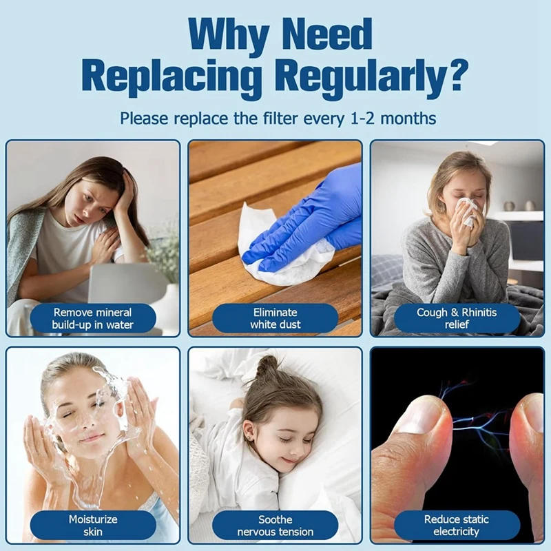 Filtro Wicking Umidificador HFT600, Peças sobressalentes para Honeywell HEV615, Série HEV620, Pacote 6