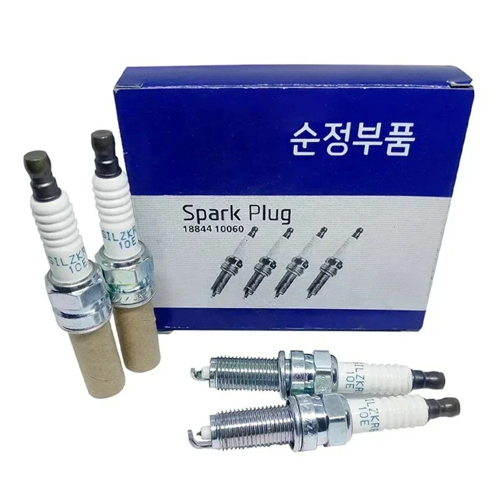 4/6Pcs 18844-10060 SILKR6C10E Iridium Spark Plug for Fiat 500 PANDA Hyundai I10 I20 I30 KIA CEE`D CEE'D 0.9L 1.0L 1.2L 1.4L