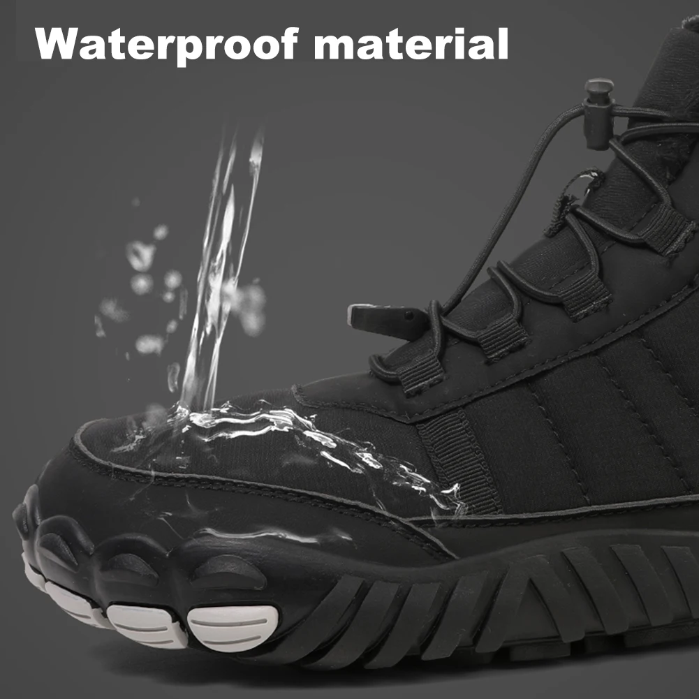 بيرفوت أحذية الثلوج عالية الجودة أحذية بيرفوت المضادة للانزلاق في الهواء الطلق حذاء ارتحال أحذية الثلوج الحرارية للمشي تسلق