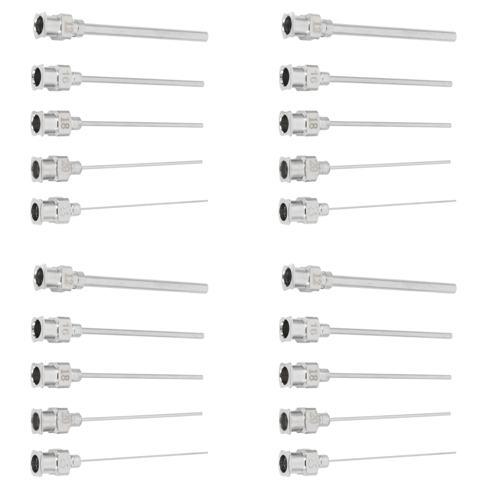 

20Pcs Gauge Blunt Stainless Dispensing Syringe Needle Tip 12/16/18/20/25/38G