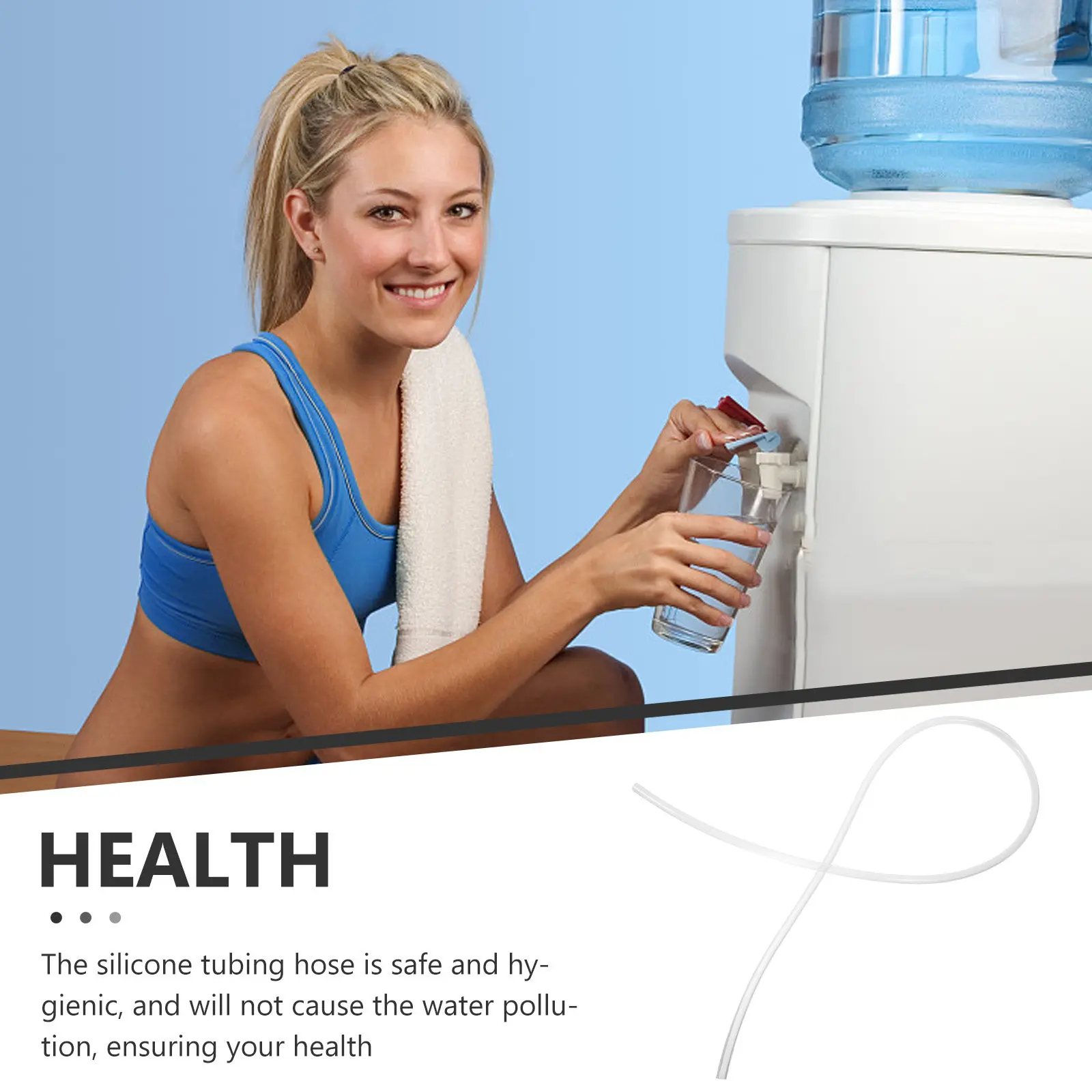 

Комплект из 4 силиконовых гибких шлангов для диспенсера воды, сменные детали, шланг для насоса, шланг для автоматического электрического насоса для бутылок с водой, износостойкий