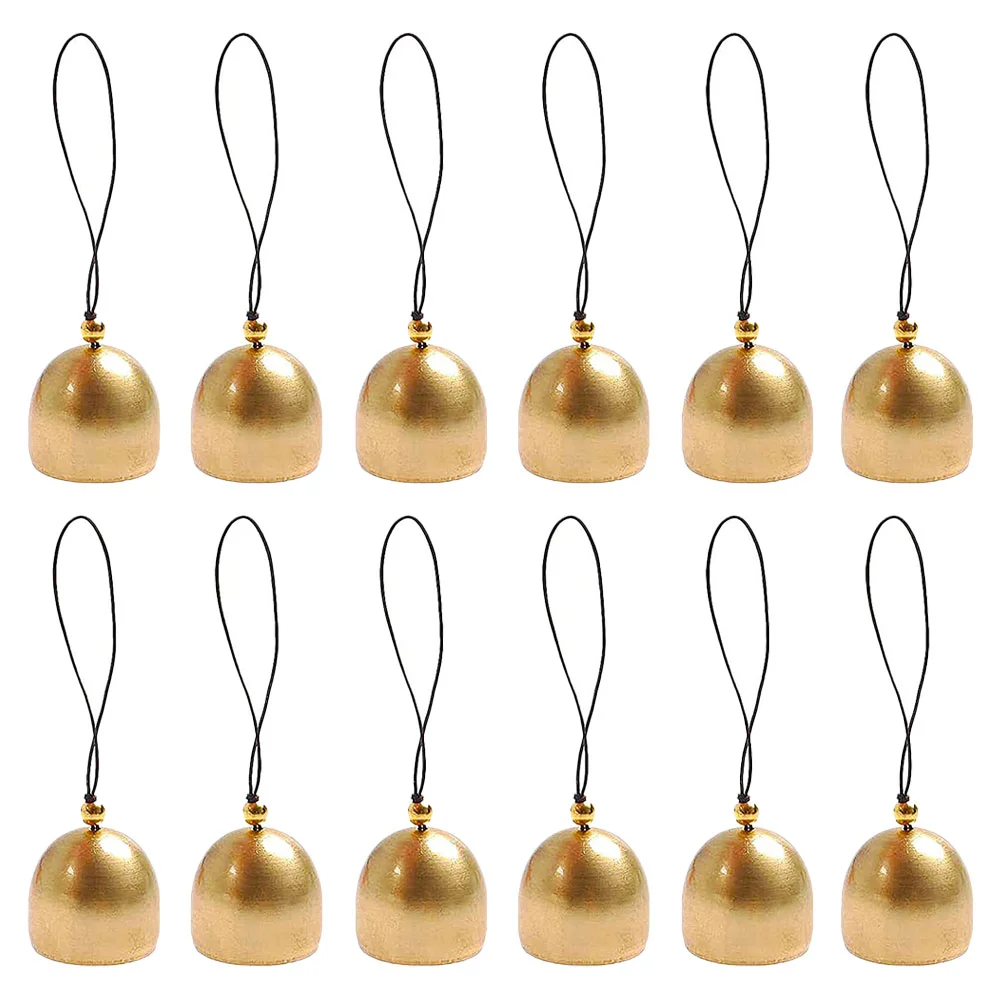 

12 Pcs The Bell DIY Hanging Accessories Christmas Party Bells Ornament Tree Decorations