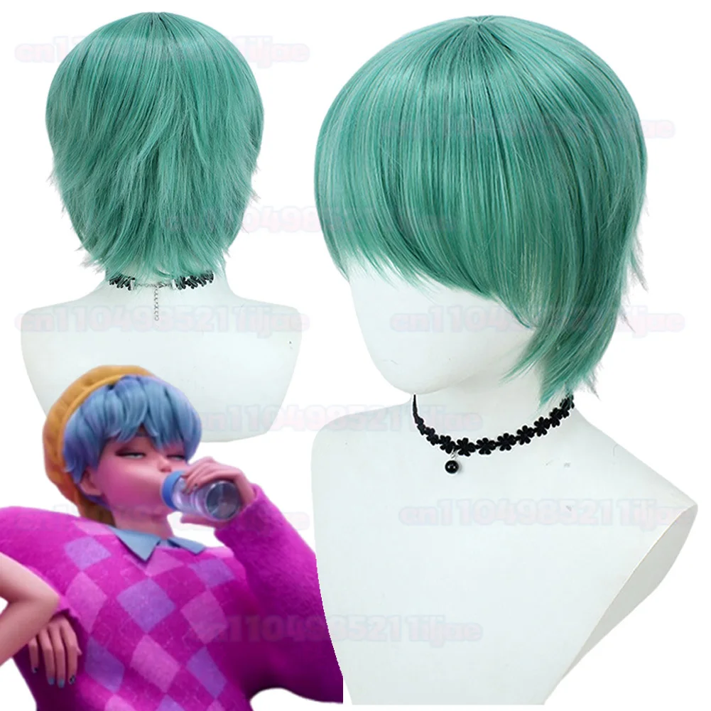 

Demon Hunter of KPop Bobby Wigs Men Cosplay Hair 2025 movie Cartoon Disfraz Costume Accessories Male Halloween Carnival Props