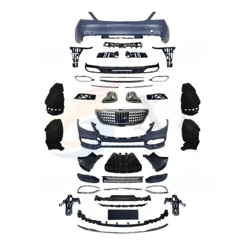 

Auto Car Parts Style for S Class W222 Bumper Bodykit Grille 2014-2020 W222 Side Skirt Fender