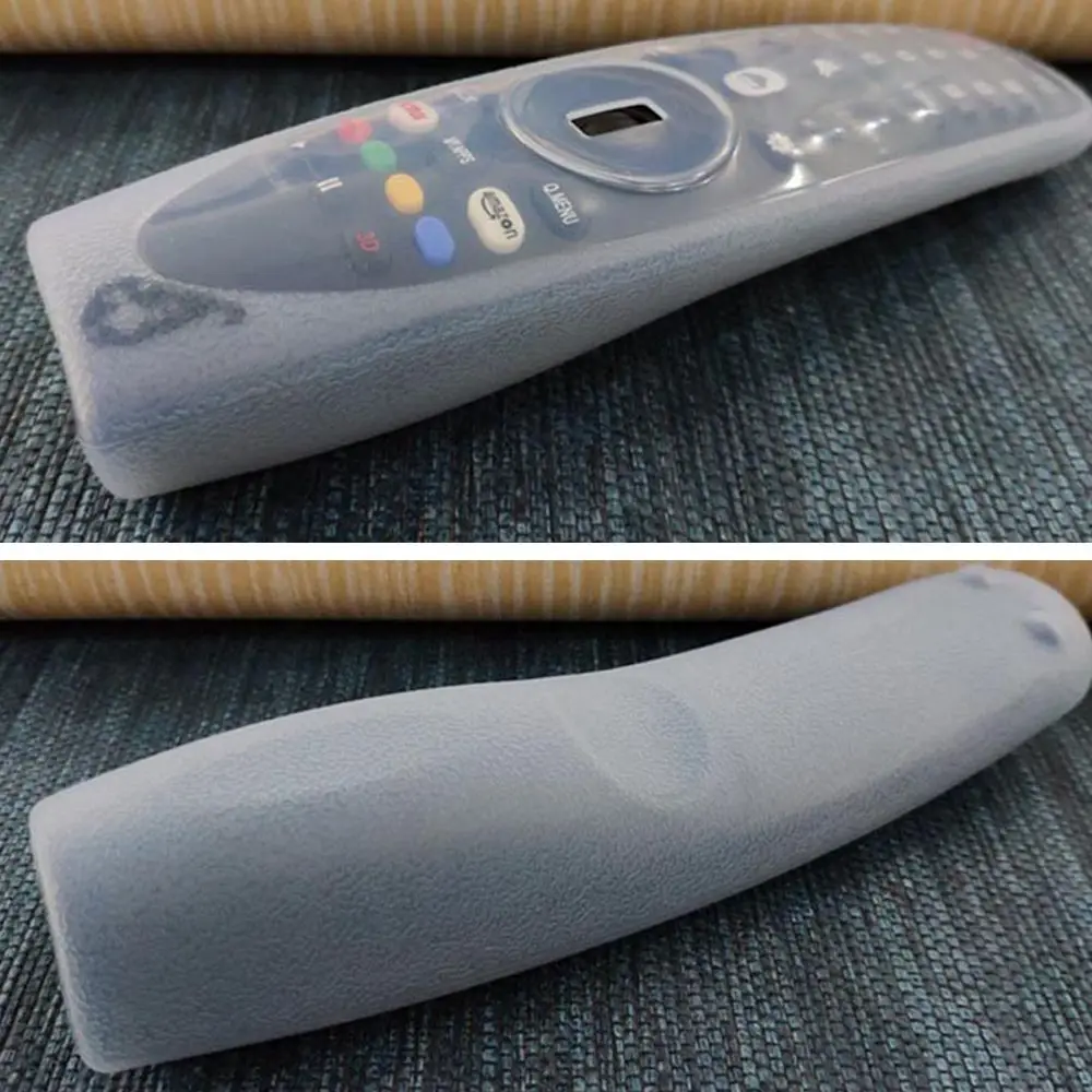 Transparent Silicone Case For LG Dynamic TV Remote Control Protective Cover AN-MR600/650 Thicken Anti-fall Shockproof Sleeve